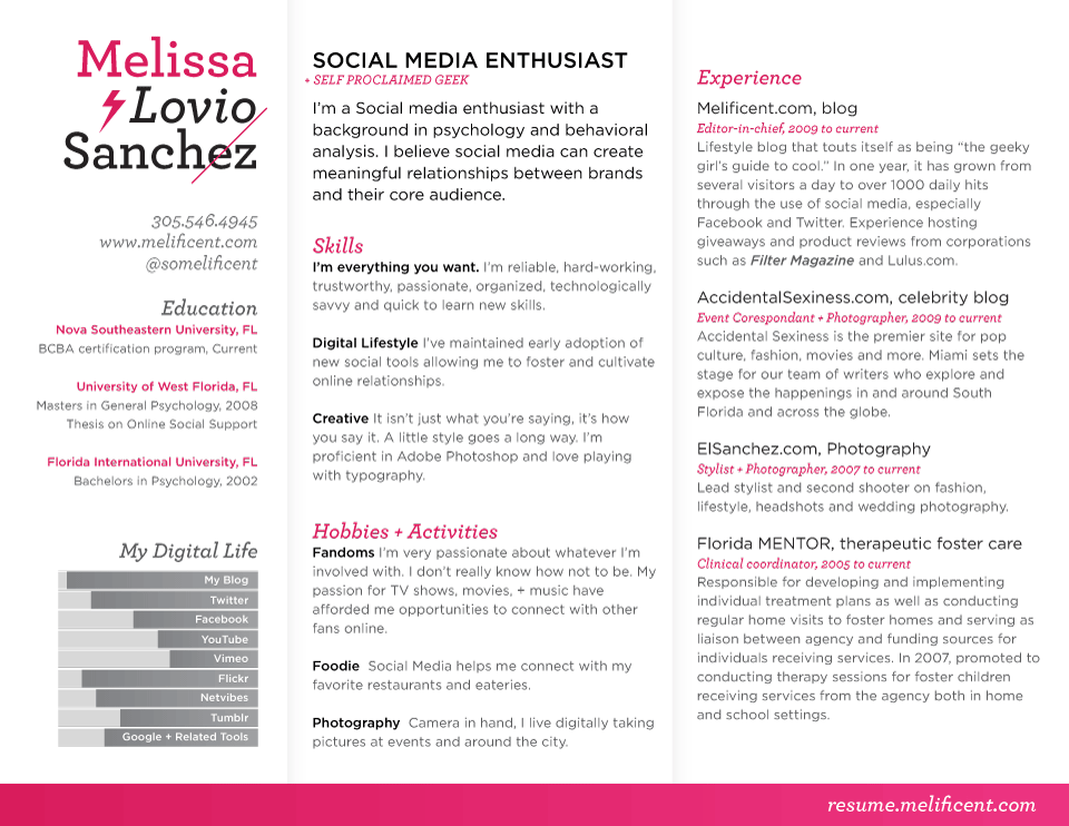 Melissa Lovio Sanchez Resume